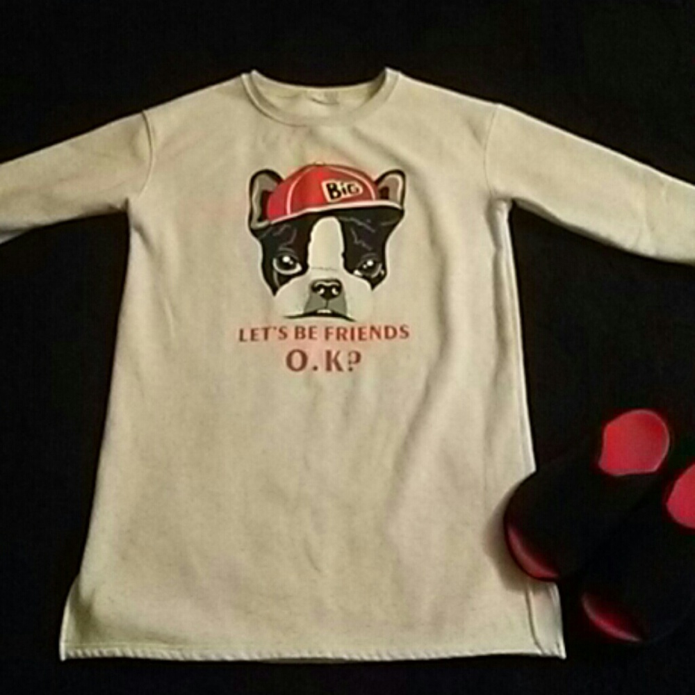 Very Cute sweat shirt night gown